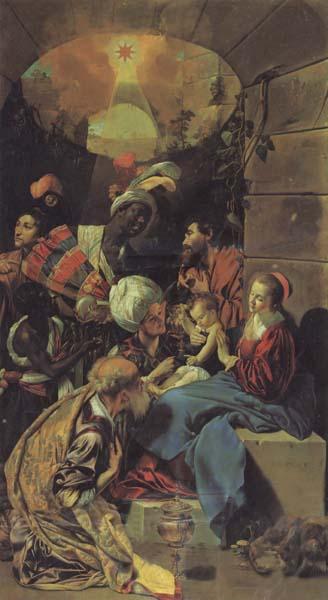 Maino, Juan Bautista del The Adoration of the Magi oil painting picture
